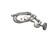 T&S BRASS PARTS T&S Brass B-0950-01 Spray Assembly 68 Flexible Stainless St - SKU TSB-0950-01
