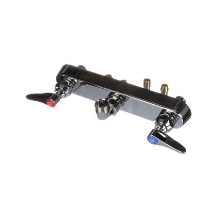 T&amp;S BRASS PARTS T&amp;S Brass B-1125-LN Workboard Faucet Wall Mount 8 Centers - SKU TSB-1125-LN