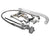 T&S BRASS PARTS T&S Brass B-2338 Pre-Rinse Single Hole Base Overhead Sp - SKU TSB-2338