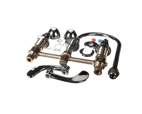 T&amp;S BRASS PARTS T&amp;S Brass B-2866-04 Medical Faucet Deck Mount 8 Centers S - SKU TSB-2866-04