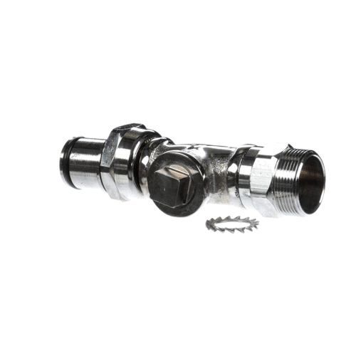 T&S BRASS PARTS T&S Brass B-TEE-EZK Easyinstall Tee Assembly Chrome Plated - SKU TSB-TEE-EZK