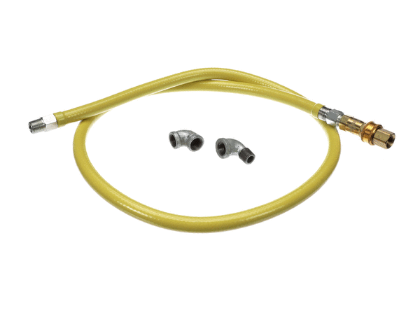 T&amp;S BRASS PARTS T&amp;S Brass HG-4C-72 Gas Hose W/Quick Disconnect 1/2 NPT 72 - SKU TSHG-4C-72