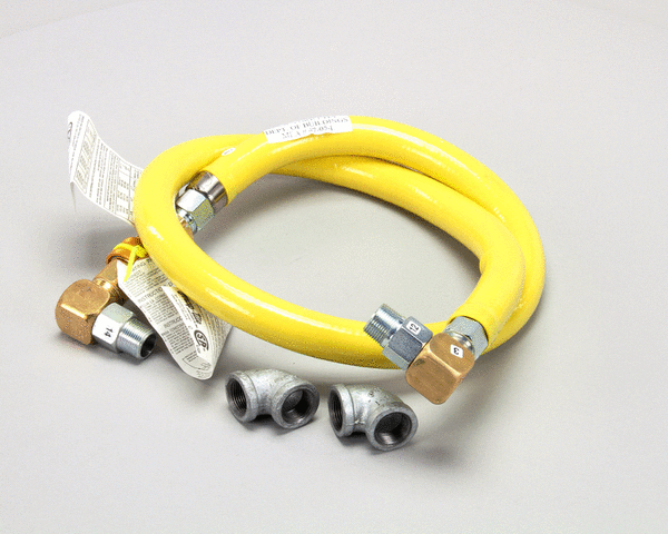 T&amp;S BRASS PARTS T&amp;S Brass HG-4D-60S Gas Hose W/Quick Disconnect 3/4 NPT 60 - SKU TSHG-4D-60S