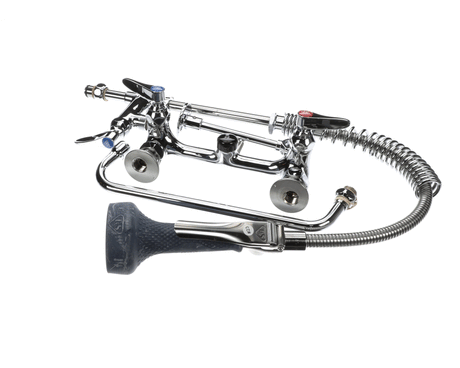 T&amp;S BRASS PARTS T&amp;S Brass MPR-8WLN-12 Mini-Pru: 8 Wall Mount Faucet W/ B-0108 - SKU TSMPR-8WLN-12