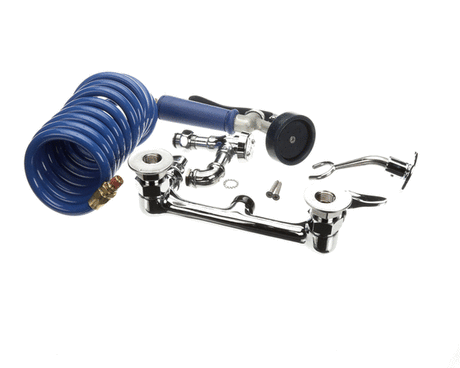 T&amp;S BRASS PARTS T&amp;S Brass PG-8WREV Pet Grooming Faucet Wall 8 Centers Alu - SKU TSPG-8WREV