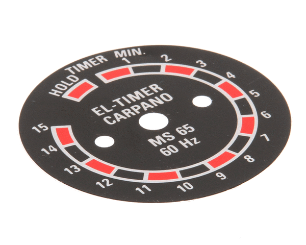 VARIMIXER PARTS Varimixer 30-190 15 Minute Timer (Metal) Scale Carpano. - SKU VAR30-190