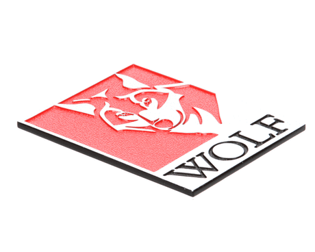 VULCAN HART PARTS Vulcan Hart 00-722482 Wolf Head Logo Large New 1/98 - SKU VH00-722482