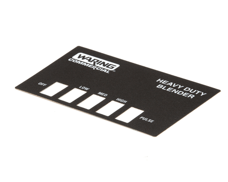 WARING PARTS Waring 026724 Name Plate - SKU WAR026724
