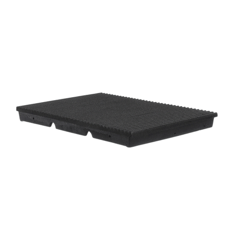 WARING 029967 TOP RIBBED GRILL PLATE /250 SE