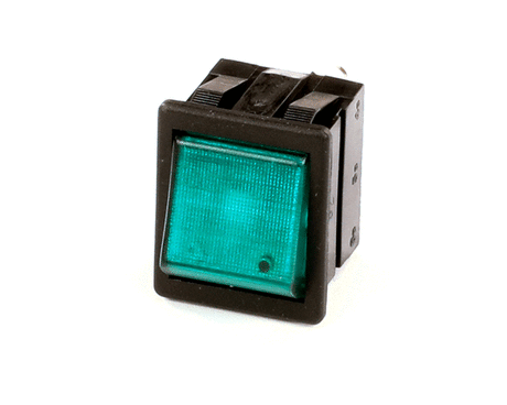 WILBUR CURTIS PARTS Wilbur Curtis WC-113R Switch Brew (Green) 120V Neon - SKU WCWC-113R