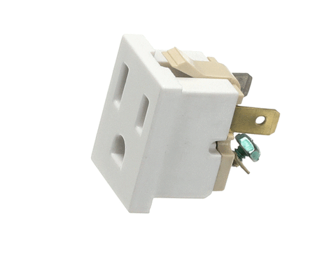 WILBUR CURTIS PARTS Wilbur Curtis WC-14001 Receptacle Snap-In 125V 15A S - SKU WCWC-14001