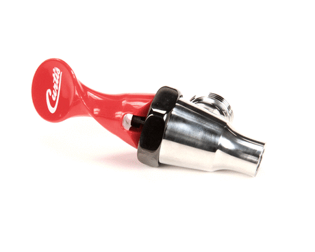 WILBUR CURTIS PARTS Wilbur Curtis WC-1800HW Faucet Assembly Red Handle 1-1/32 - SKU WCWC-1800HW