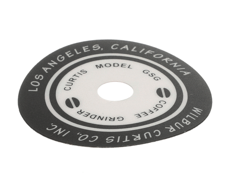 WILBUR CURTIS PARTS Wilbur Curtis WC-39046 Label Selector Knob Gsg - SKU WCWC-39046