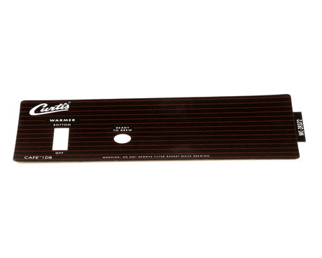 WILBUR CURTIS PARTS Wilbur Curtis WC-39372 Label Sw Panel Caf 1 Curtis - SKU WCWC-39372