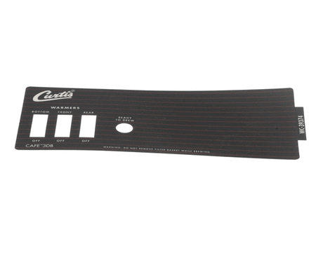 WILBUR CURTIS PARTS Wilbur Curtis WC-39374 Label Sw Panel Caf 3 Curtis - SKU WCWC-39374