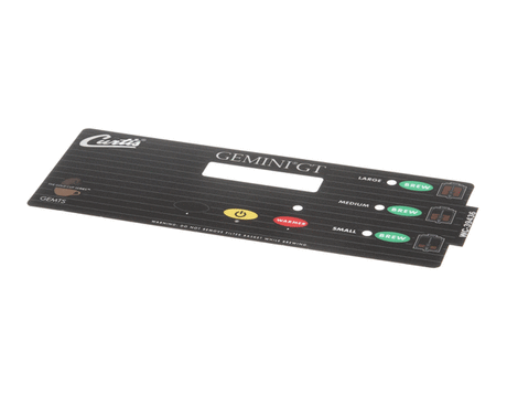WILBUR CURTIS PARTS Wilbur Curtis WC-39436 Label Ucm Overlay Single 3-BA - SKU WCWC-39436