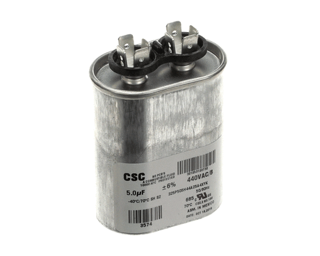 YORK PARTS York S1-02420062700 Single Run Capacitor 5MFD 440V Flat - SKU YORKS1-02420062700