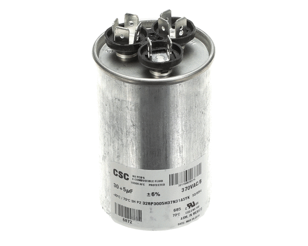 YORK PARTS York S1-02424778700 Dual Run Capacitor 30/5MFD 370V Round - SKU YORKS1-02424778700