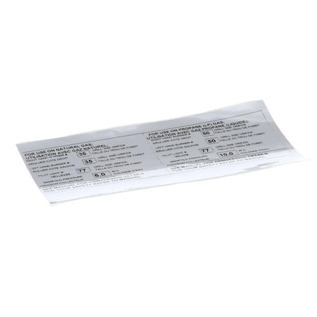 APW WYOTT PARTS APW Wyott 8837103 Decal - SKU APW8837103