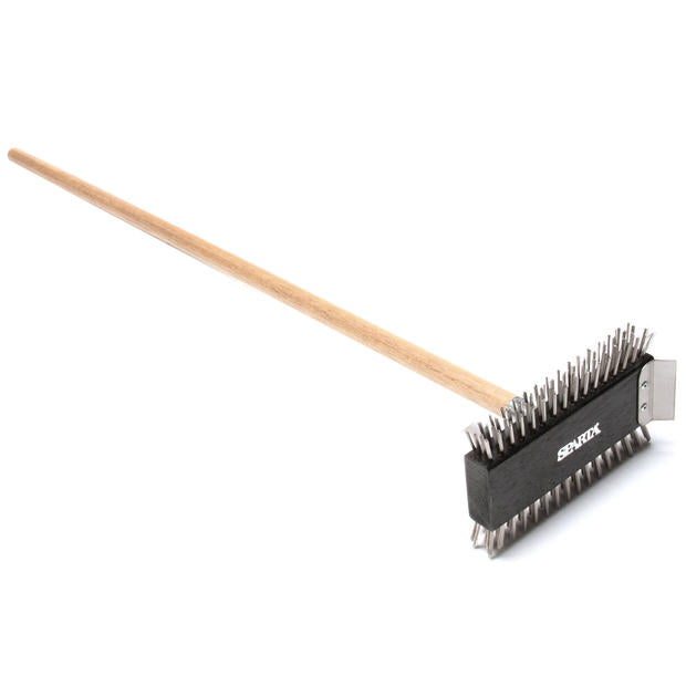 BAKERS PRIDE PARTS Bakers Pride T5104A Twin Head Grate Brush - SKU BKPT5104A