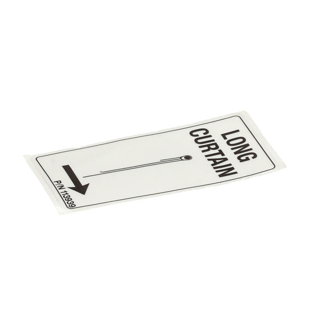 CHAMPION - MOYER DIEBEL PARTS Champion - Moyer Diebel 113939 Label Curtain Lr Long - SKU CHA113939