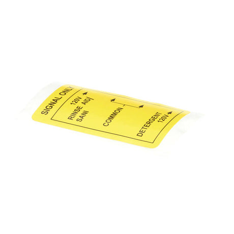 CHAMPION - MOYER DIEBEL PARTS Champion - Moyer Diebel 112296 Label Detergent/Rinse Signalt 4 Pole - SKU CHA112296