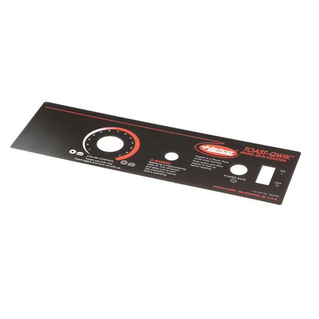 HATCO PARTS Hatco 07.01.289.00 Control Plate Tq Bagel No Heat - SKU HT07.01.289.00