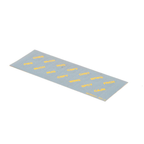 PITCO PARTS Pitco A6084501 Label Decal Ovrly Cmptr Me MG14 - SKU PTA6084501