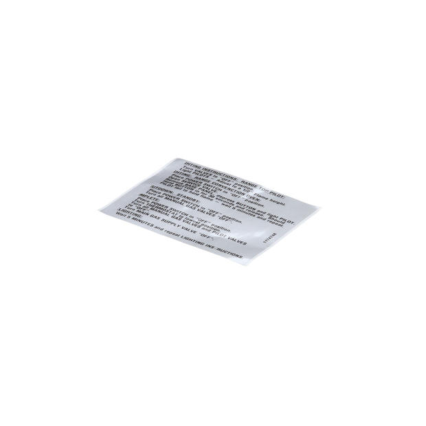 SOUTHBEND RANGE PARTS Southbend Range 1174748 Plate Lighting Instr English - SKU SOU1174748