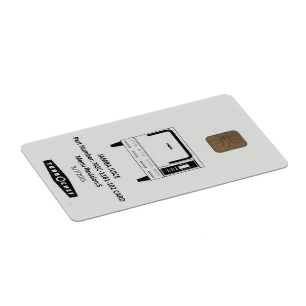 TURBOCHEF PARTS Turbochef NGC-1181-102 CARD Smart Card Jamba Juice - SKU TBCNGC-1181-102