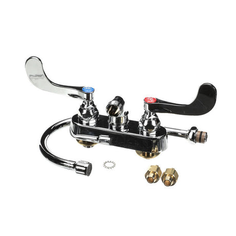 T&amp;S BRASS PARTS T&amp;S Brass B-1146-04-WS 4 Workboard Faucet Wall Mount Swivel G - SKU TSB-1146-04-WS