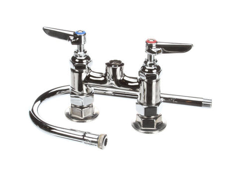 T&amp;S BRASS PARTS T&amp;S Brass B-0326 Double Pantry Faucet 4 Deck Mount 133X - SKU TSB-0326