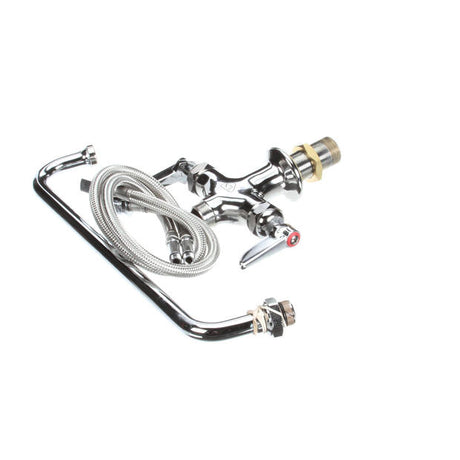 T&amp;S BRASS PARTS T&amp;S Brass B-0201-CR Double Pantry Faucet Single Hole Base - SKU TSB-0201-CR