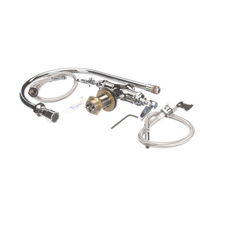T&amp;S BRASS PARTS T&amp;S Brass B-0314 Double Pantry Faucet Swivel Gooseneck - SKU TSB-0314