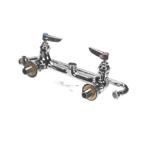 T&amp;S BRASS PARTS T&amp;S Brass B-0231-EE Double Pantry Faucet Wall Mount 8 Cent - SKU TSB-0231-EE