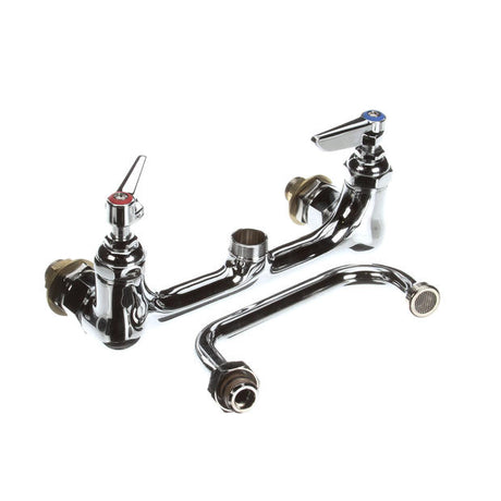 T&amp;S BRASS PARTS T&amp;S Brass B-0232-CC Double Pantry Faucet Wall Mount 8 Cent - SKU TSB-0232-CC