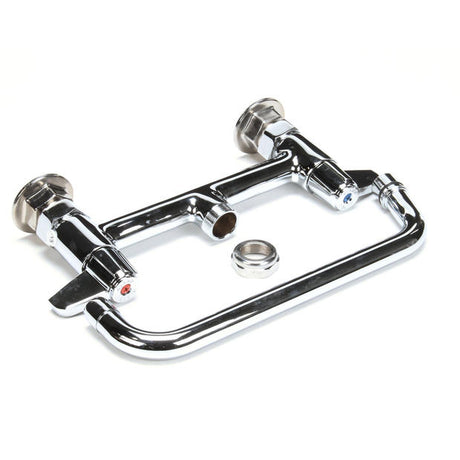 T&amp;S BRASS PARTS T&amp;S Brass 5F-8DLX10 Faucet 8 Centers Deck Mount 10 Spout - SKU TS5F-8DLX10