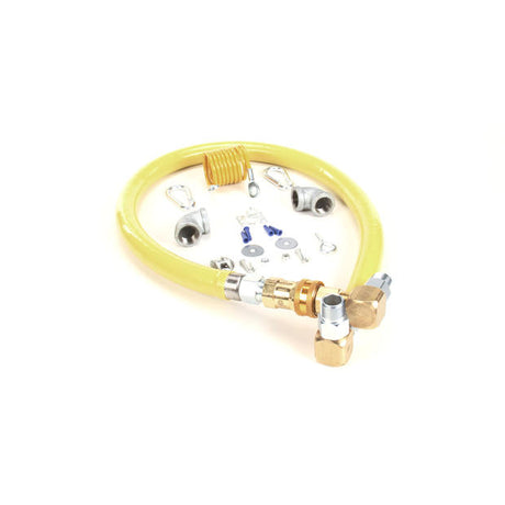 T&amp;S BRASS PARTS T&amp;S Brass HG-4D-48S-QSC Gas Hose 3/4 NPT X 48 Long Qd 2-SWIVE - SKU TSHG-4D-48S-QSC