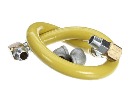 T&amp;S BRASS PARTS T&amp;S Brass HG-2D-36S Gas Hose Free Spin Fittings 3/4 NPT 3 - SKU TSHG-2D-36S