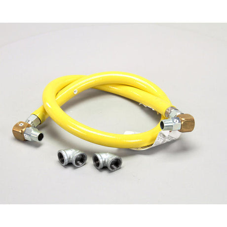 T&amp;S BRASS PARTS T&amp;S Brass HG-2D-60S Gas Hose Free Spin Fittings 3/4 NPT 6 - SKU TSHG-2D-60S