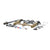 T&S BRASS PARTS T&S Brass B-2866-05 Medical Faucet 8 Centers Swivel/Rigid - SKU TSB-2866-05
