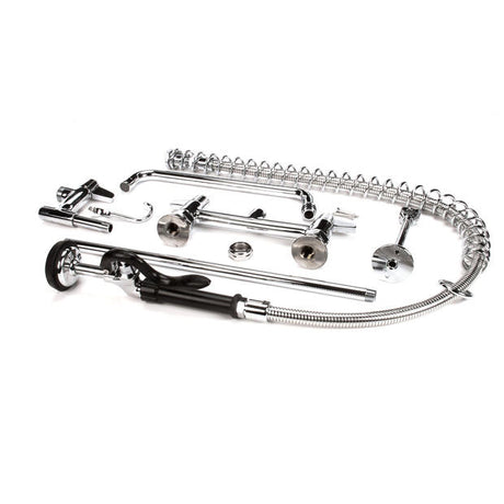 T&amp;S BRASS PARTS T&amp;S Brass 5PR-8D12-H Pre-Rinse: 8 Deck Mount Add-On - SKU TS5PR-8D12-H