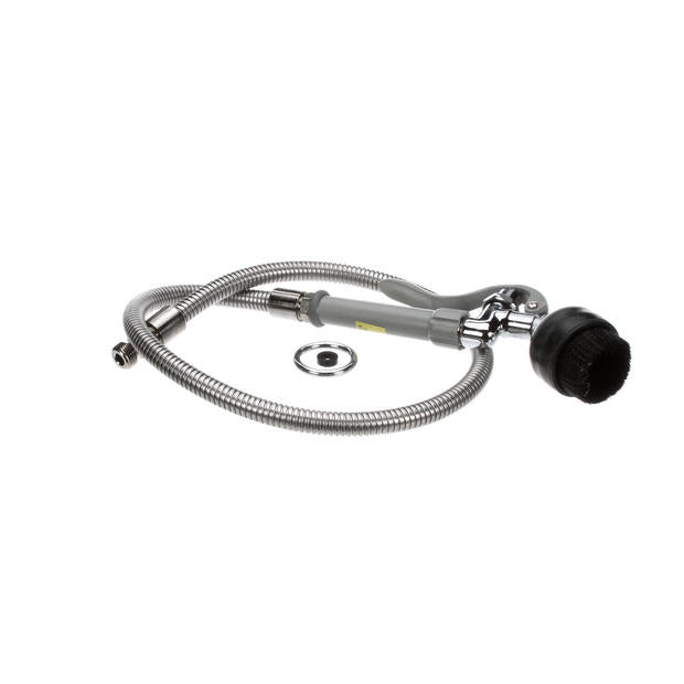 T&S BRASS PARTS T&S Brass B-0106 Spray Valve With Brush And 44 Flexible S - SKU TSB-0106