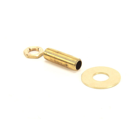 T&amp;S BRASS PARTS T&amp;S Brass B-0428 Supply Nipple 3/8 NPT X 2-1/8 Long - SKU TSB-0428