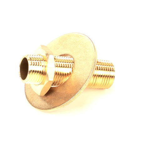 T&amp;S BRASS PARTS T&amp;S Brass B-0428-LA Supply Nipple W/ Locknut Wash - SKU TSB-0428-LA