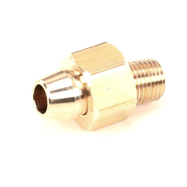 T&S BRASS PARTS T&S Brass 150A Tapered Tailpiece Assembly 1/4 NPT Male - SKU TS150A