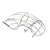 DUKE PARTS Duke FX-BRKT-CB Fixed Brackets For 7/10--SO Specs Carvin - SKU DUKFX-BRKT-CB